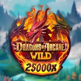 Dragons of Arcane Wild logo by Foxium Paston Casino