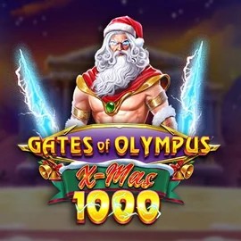 Gates of Olympus Xmas 1000 slot visual from Pragmatic Play available on pastoncasinos.com