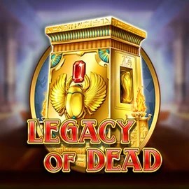 Slots logo of Legacy of Dead from Play'n GO at Paston Casino