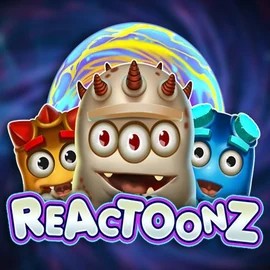 Official Slots logo: Reactoonz by Play'n GO at Paston Casino