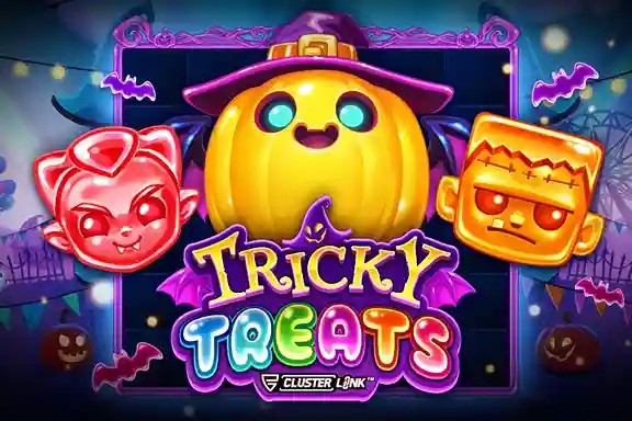 Slots logo of Tricky Treats from Push Gaming at Paston Casino